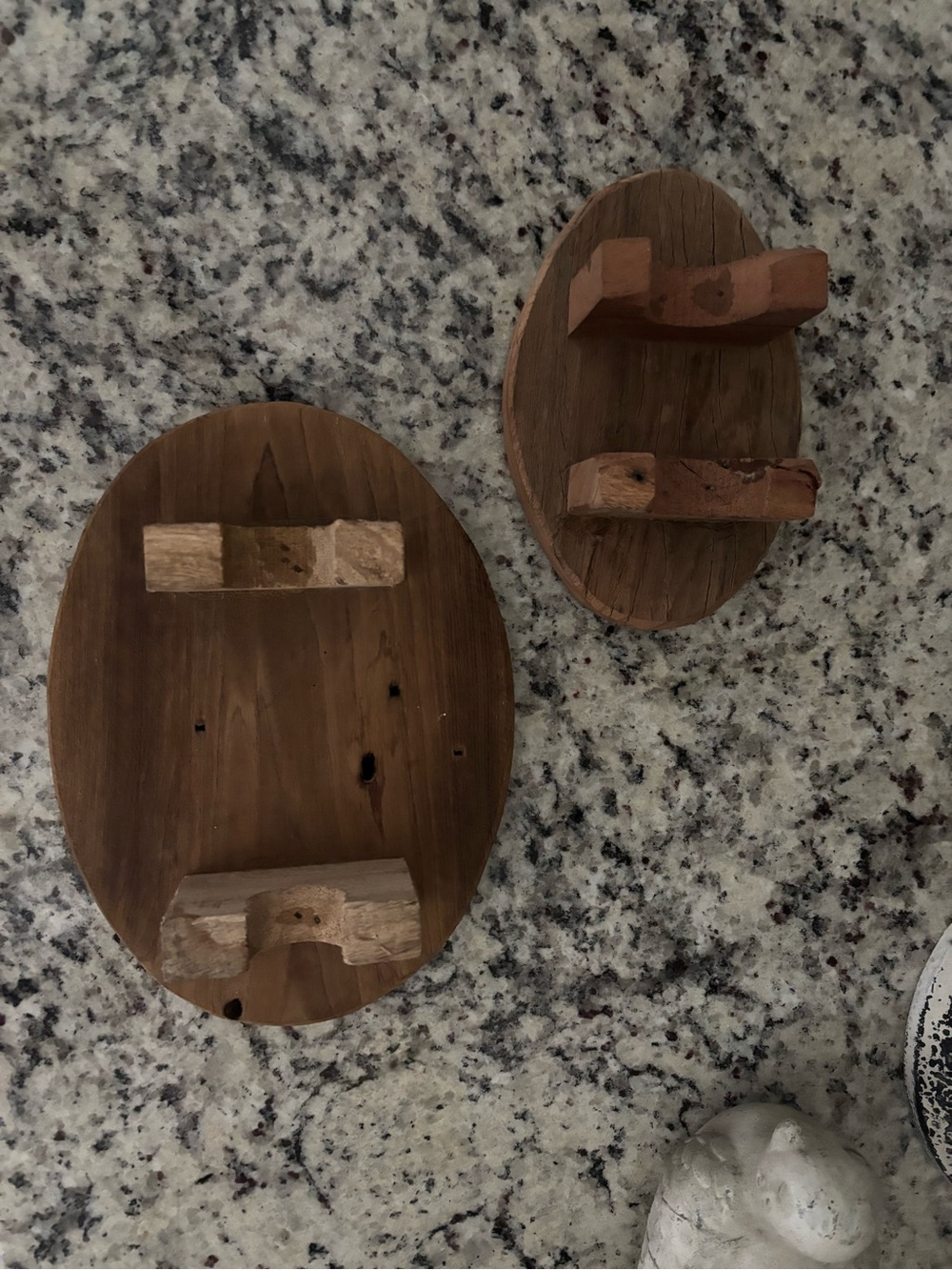 Rustic Wood riser Set - Brown